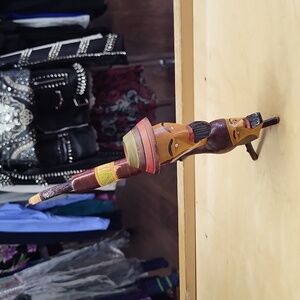 Two headed hand carved pipe